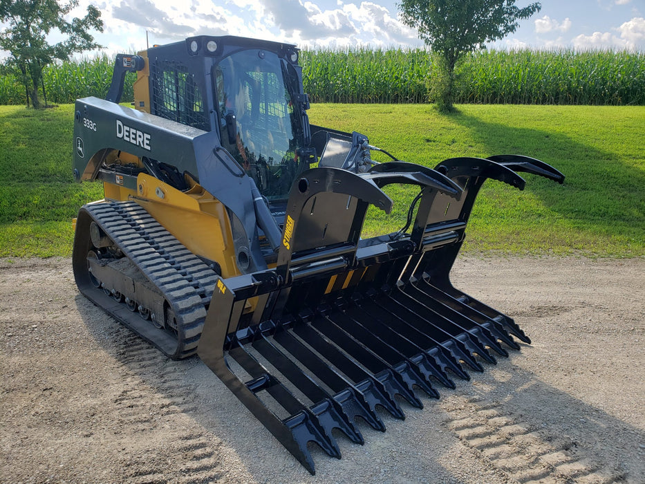 Stinger Attachments Skid Steer Heavy Duty Grapple Bucket (RTG-XD)