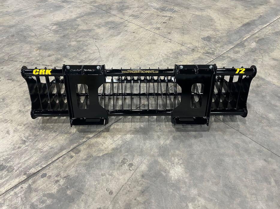 Stinger Attachments Mini Skid Steer Rock Bucket (CRK)