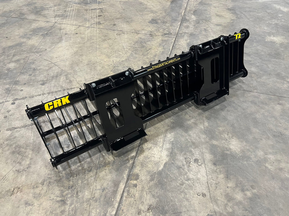 Stinger Attachments Mini Skid Steer Rock Bucket (CRK)