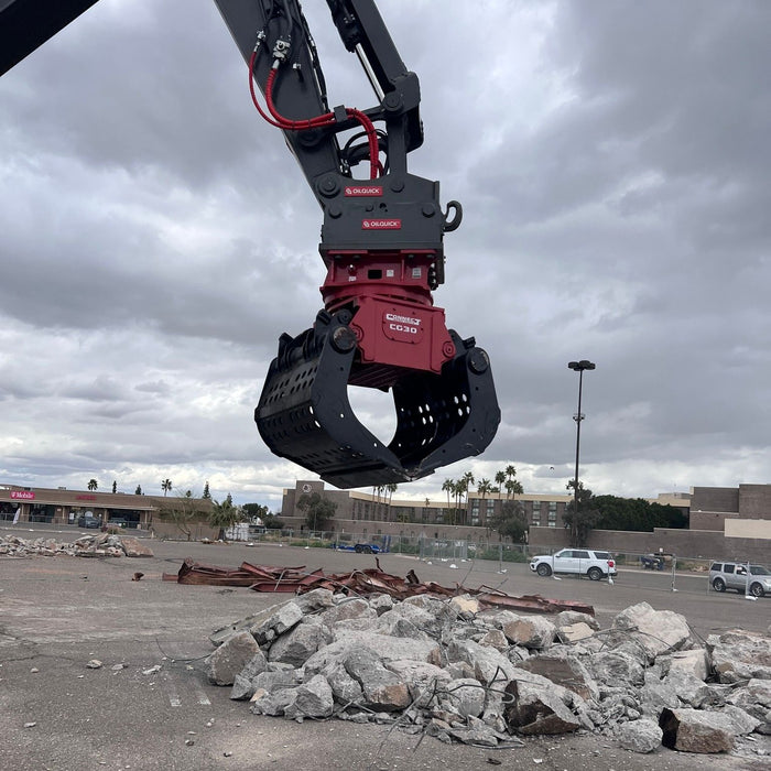 Connect Work Tools Rotating Excavator Grapple