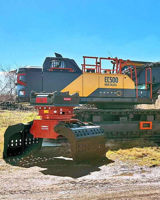Connect Work Tools Rotating Excavator Grapple