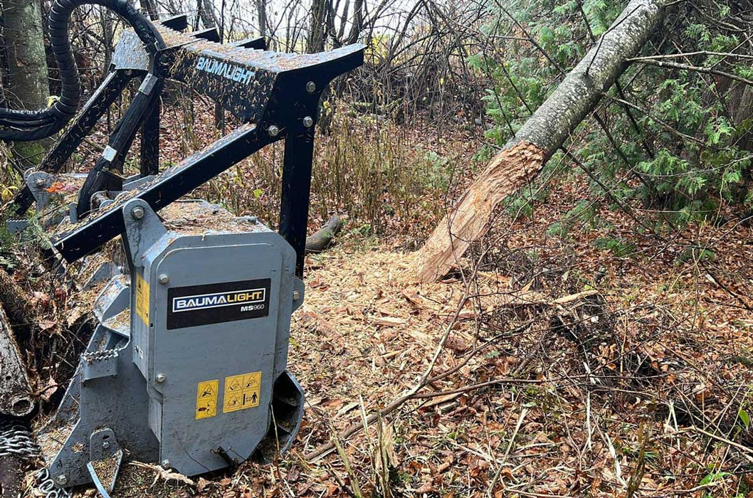 Baumalight MS960 Heavy Duty Fixed Tooth Brush Mulcher For Skid Steers