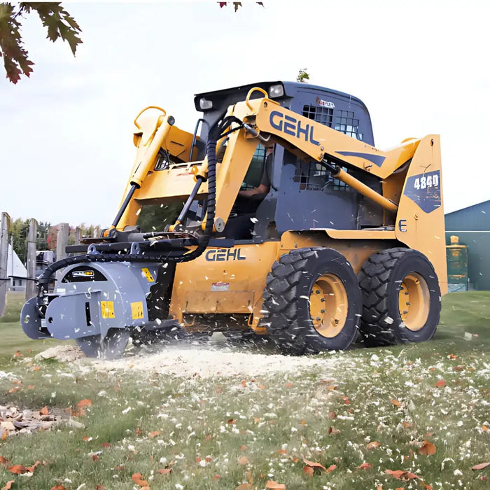 Baumalight S22 Stump Grinder With 12V Swing Actuator For Skid Steers