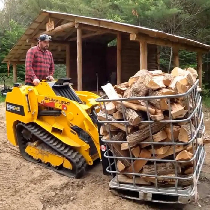 Baumalight Mini Track Loader powered by Kubota