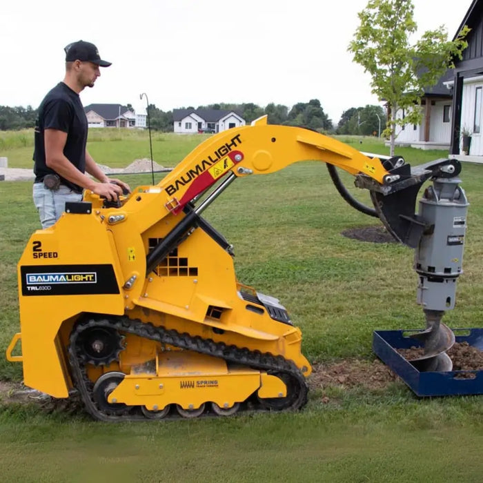 Baumalight 2-Speed Mini Track Loader powered by Kubota