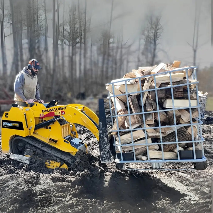 Baumalight 2-Speed Mini Track Loader powered by Yanmar