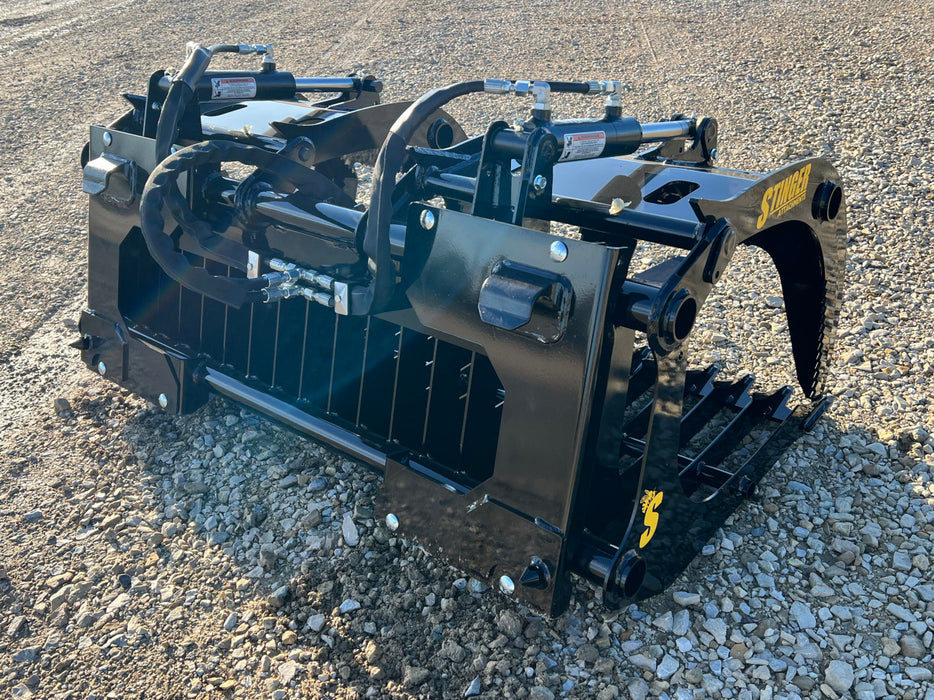 Stinger Attachments Compact Tractor Rock Grapple (CROG)