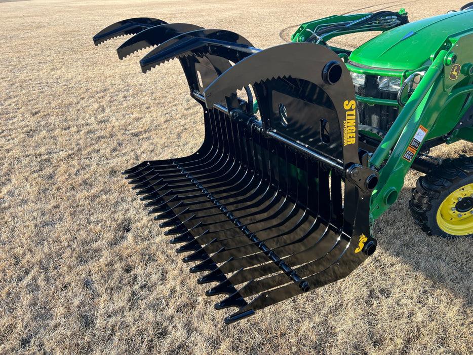 Stinger Attachments Mini Skid Steer Rock Grapple (CROG)