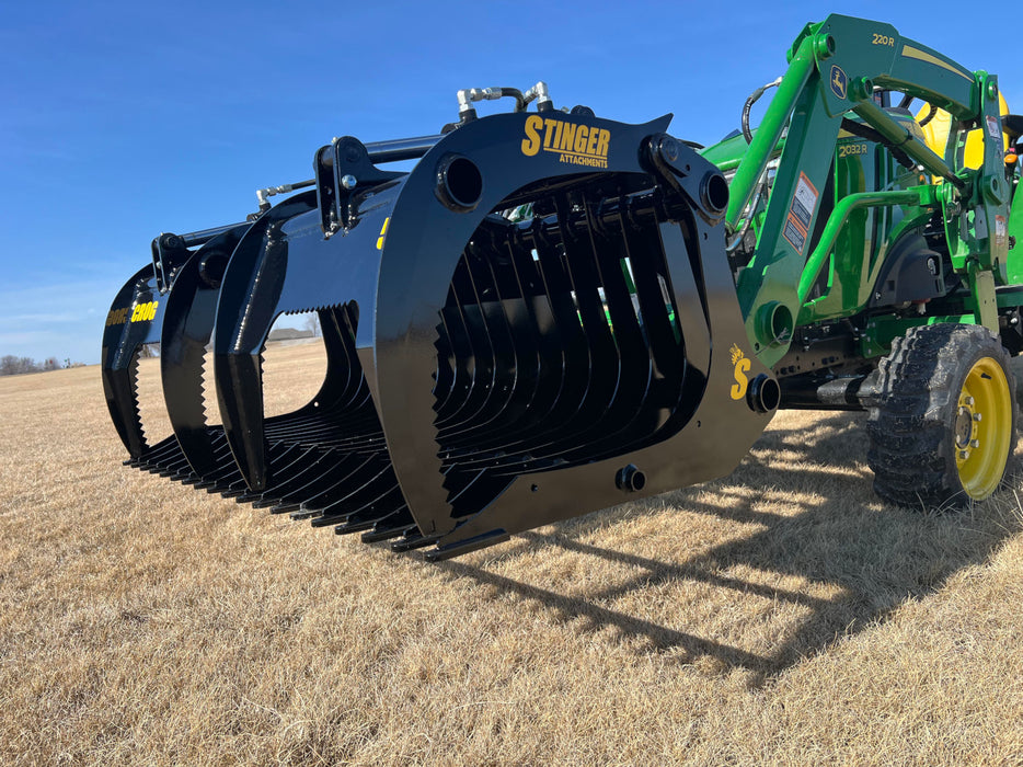 Stinger Attachments Compact Tractor Rock Grapple (CROG)