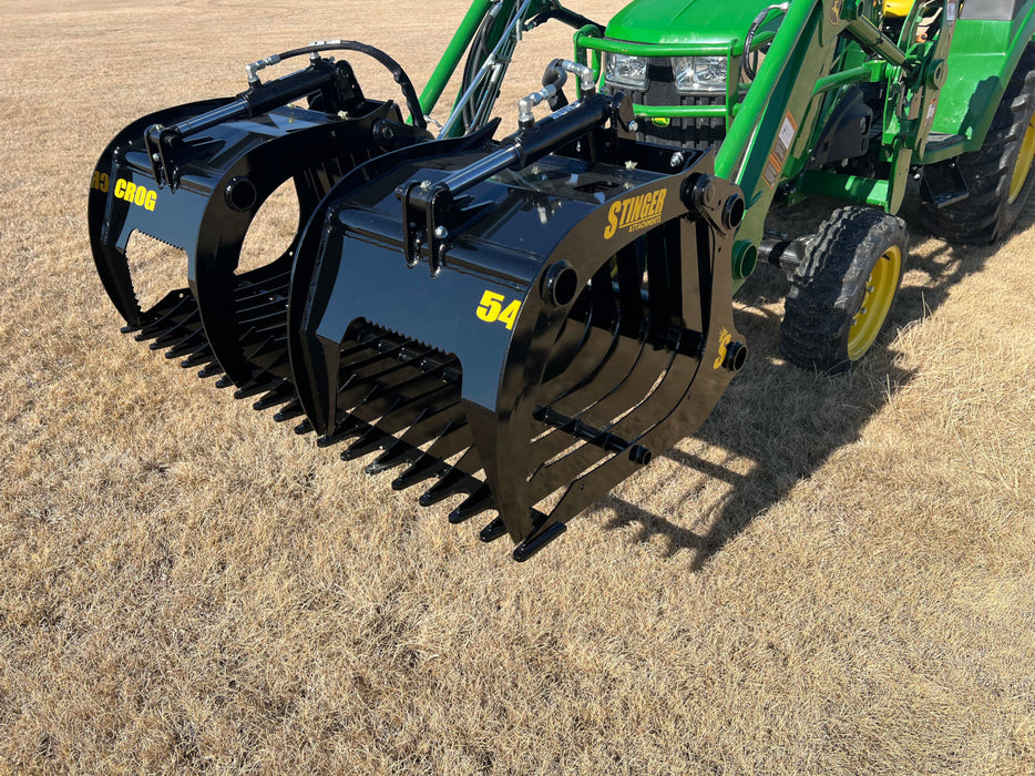 Stinger Attachments Compact Tractor Rock Grapple (CROG)
