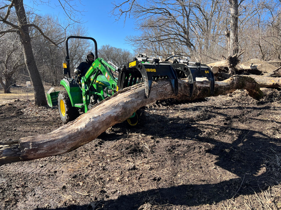 Stinger Attachments Compact Tractor Rock Grapple (CROG)