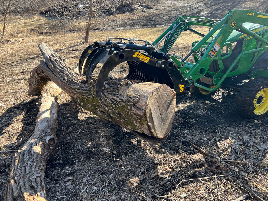 Stinger Attachments Compact Tractor Rock Grapple (CROG)