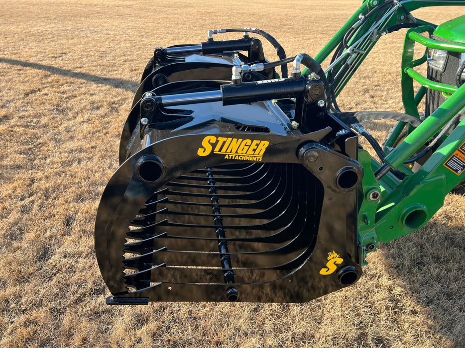 Stinger Attachments Compact Tractor Rock Grapple (CROG)