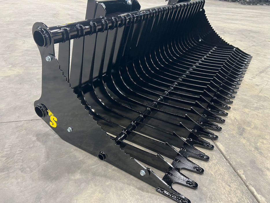 Stinger Attachments Mini Skid Steer Rock Bucket (CRK)