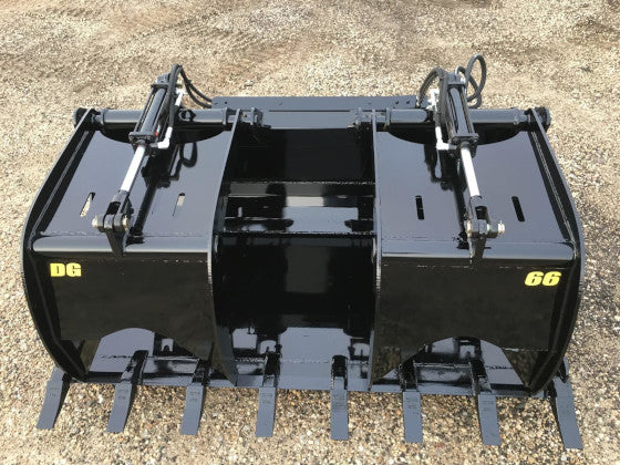 Stinger Attachments Skid Steer Demolition Grapple Bucket (DG)