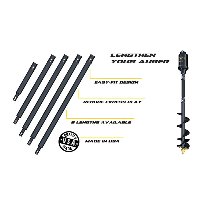 Digga XO20 Auger Extension – 2" Hex, Up to 8ft