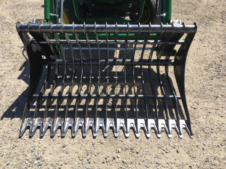 Stinger Attachments Mini Skid Steer Rock Bucket (CRK)