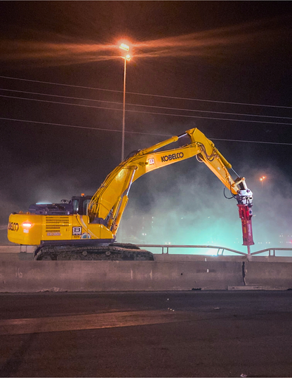 Connect Work Tools CH Series Hammer – Fits Excavators 32,000–140,000 lbs