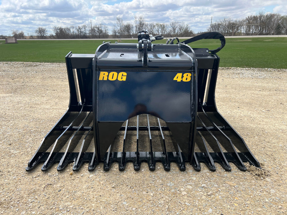 Stinger Attachments Skid Steer 48″ Rock Grapple Bucket (ROGSG)
