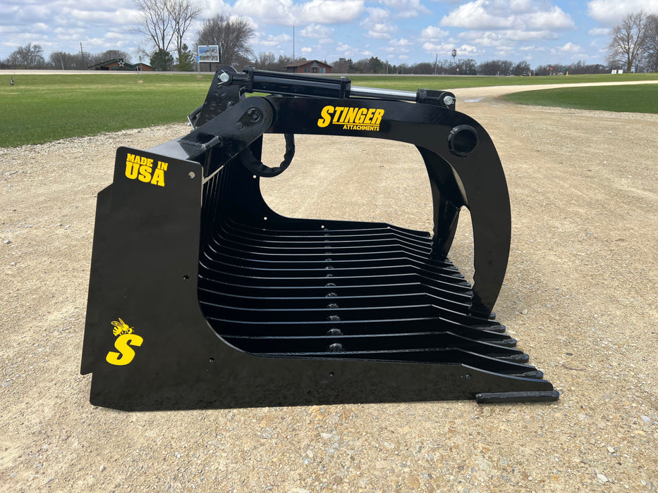 Stinger Attachments Skid Steer 48″ Rock Grapple Bucket (ROGSG)