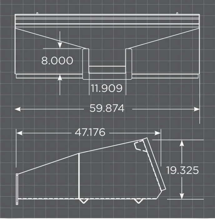 Loflin Fabrication Skid Steer Concrete Bucket
