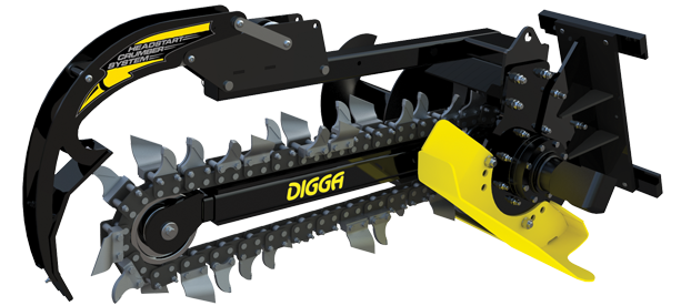 Digga Bigfoot Trencher, Up to 36" Depth