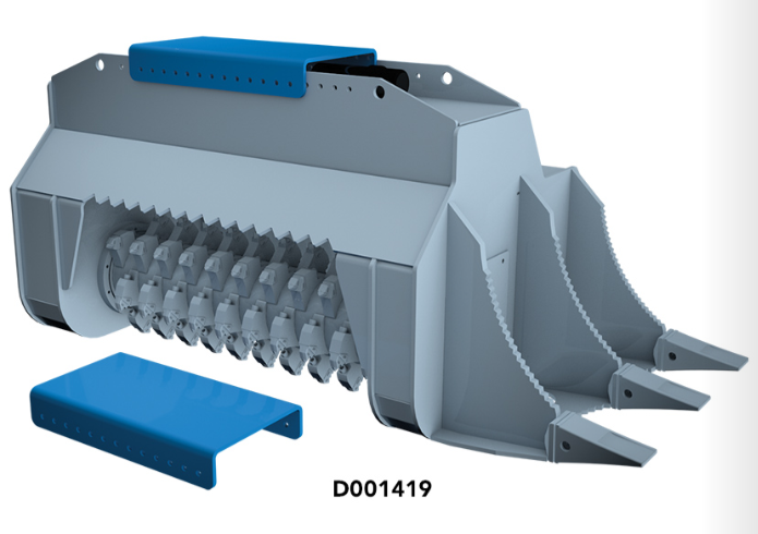 Baumalight MX330 Fixed Tooth Brush Mulcher For Mini Excavators