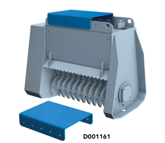 Baumalight MX330 Fixed Tooth Brush Mulcher For Mini Excavators