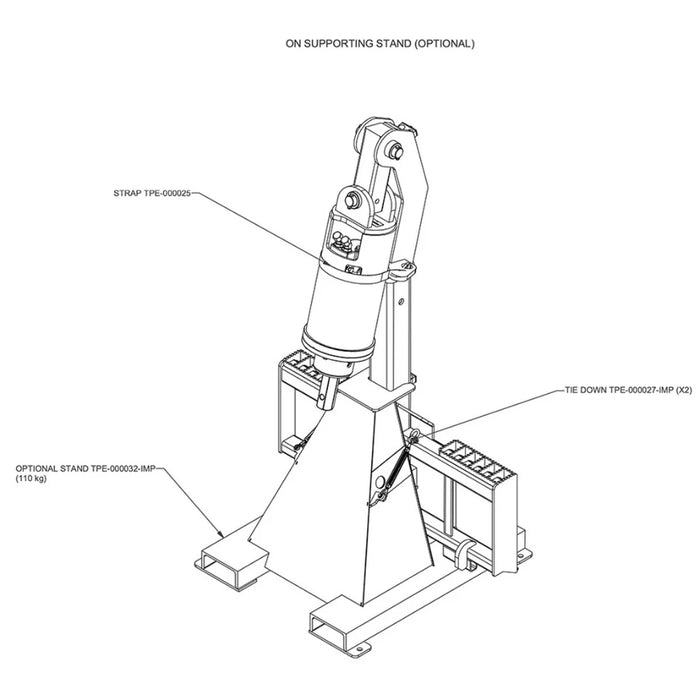 Digga TPE Transport Frame and Storage Stand – Secure Auger Storage and Transport