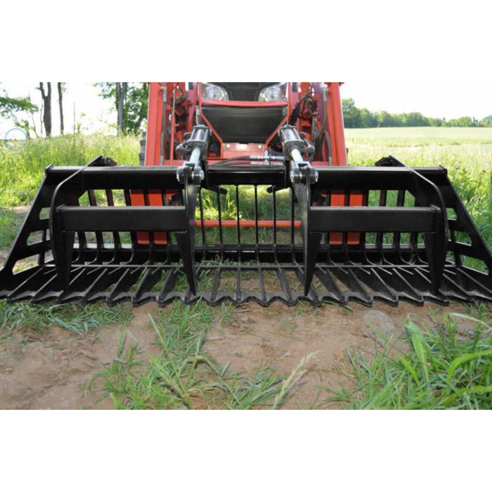 Loflin Fabrication Compact Tractor Rock Grapple Bucket