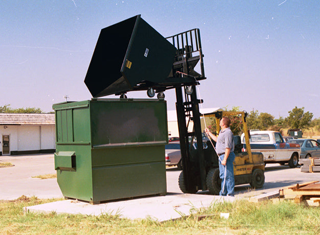 Star Industries Heavy-Duty Self-Dumping Forklift Hopper