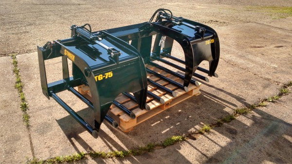 Stinger Attachments Skid Steer Manure Tine Grapple Bucket (MTG)